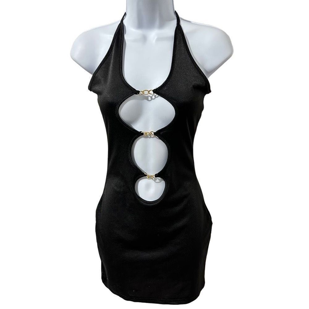 Shein  black mini dress size XS.   A460￼